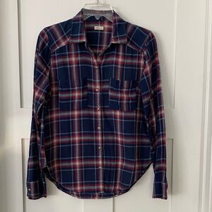 Hollister Multicolor Plaid Shirt
